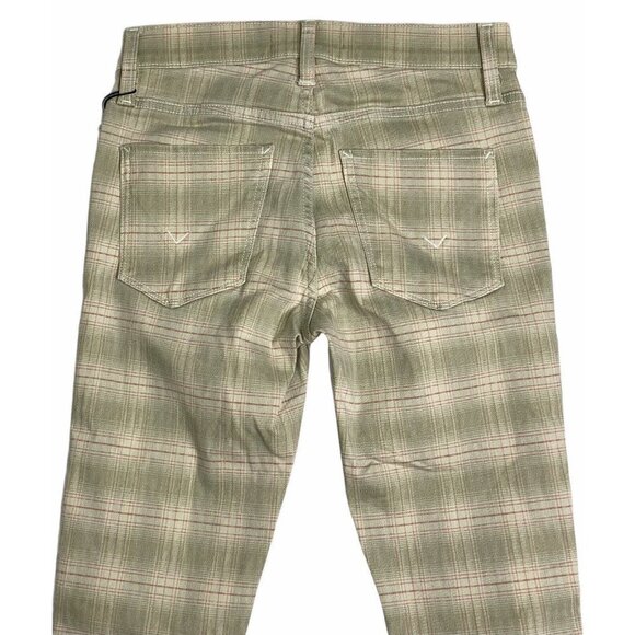 Hudson Womens Multicolor Flat Front Mid Rise Check Stretch Skinny Jeans Size 25 - Picture 5 of 8